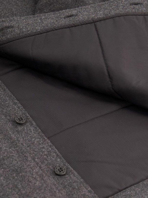 ARV Insulated wool jacket - Charcoal grey